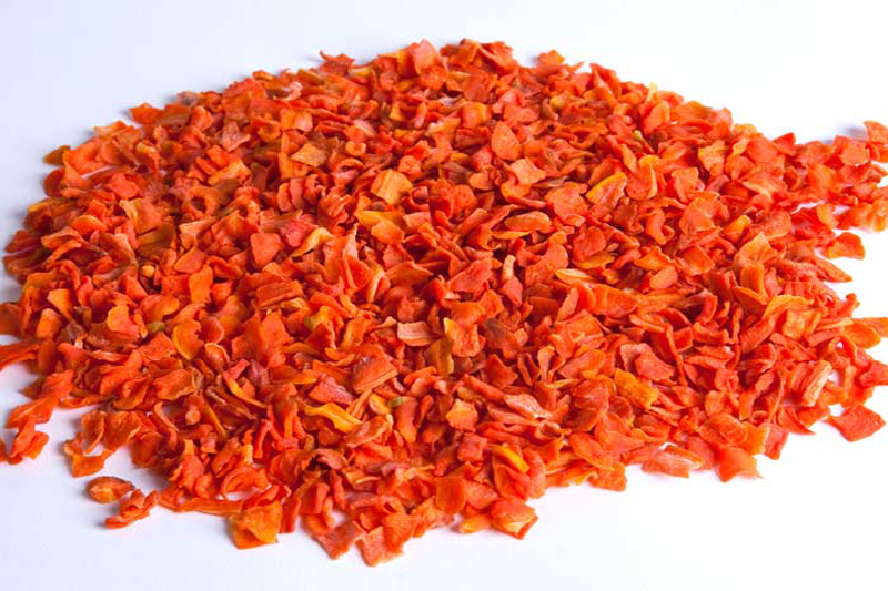 Dehydrated Carrots Flakes packaging