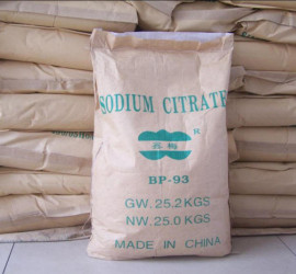 E331 sodium citrate CAS No. 68-04-2